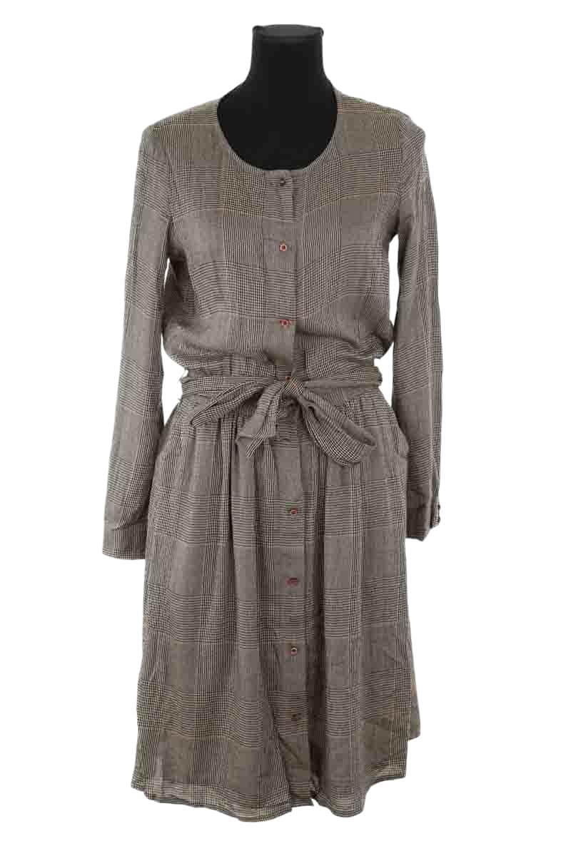 Robe Sessun Marron en Synthétique, taille S - Seconde Main