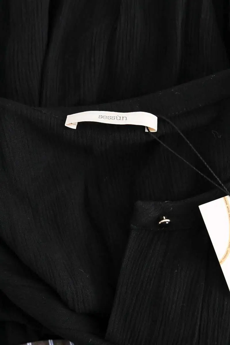 Robe Sessun Mistery Bay Noir en Viscose