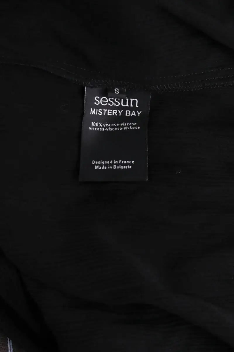 Robe Sessun Mistery Bay Noir en Viscose