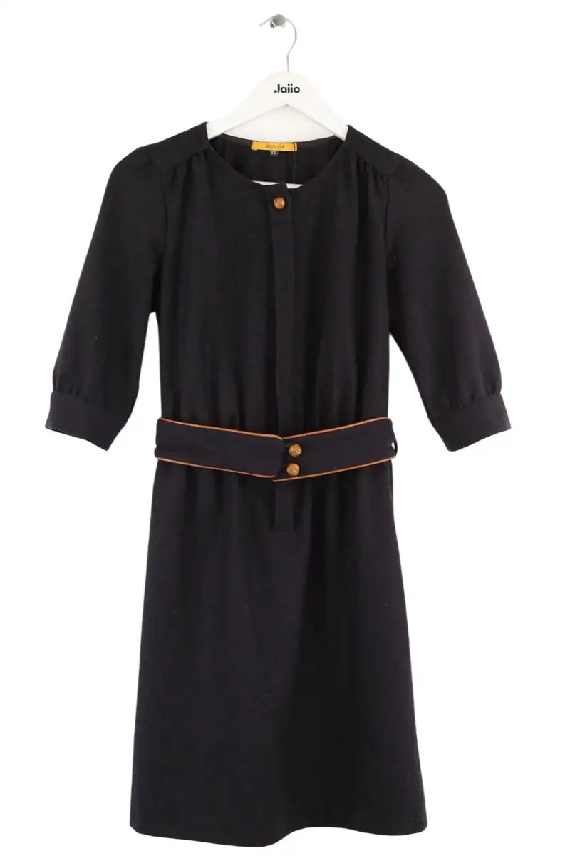 Robe Sessun Noir en Laine, taille XS - Seconde Main