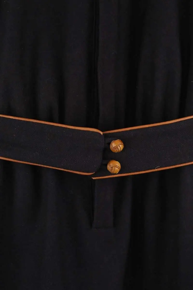 Robe Sessun Noir en Laine
