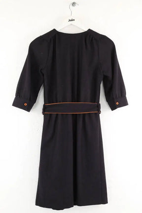 Robe Sessun Noir en Laine