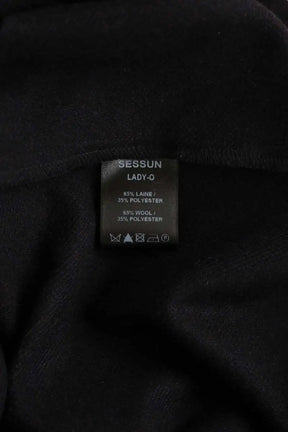 Robe Sessun Noir en Laine