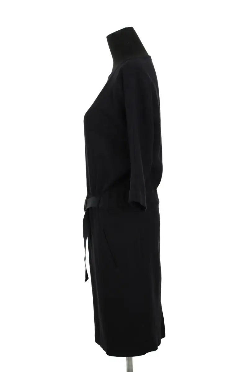 Robe Sessun Noir en Polyester