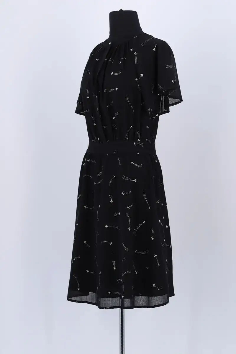 Robe Sessun Noir en Synthétique