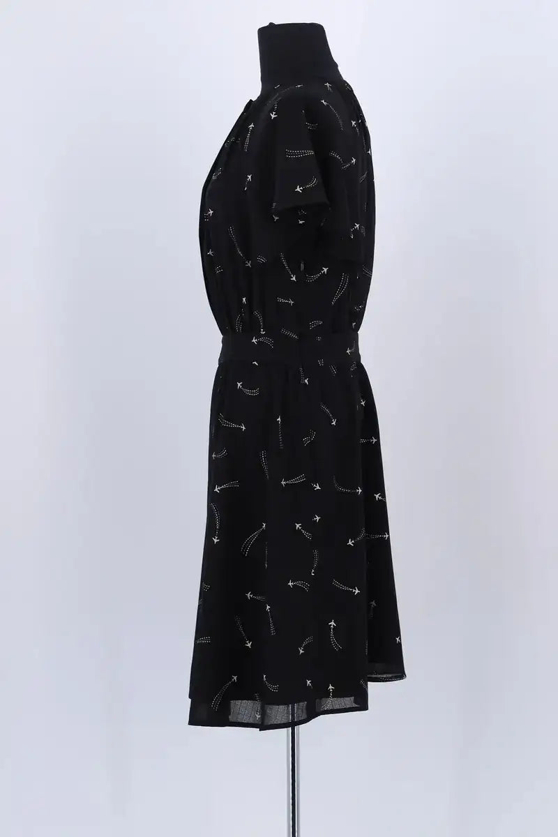 Robe Sessun Noir en Synthétique