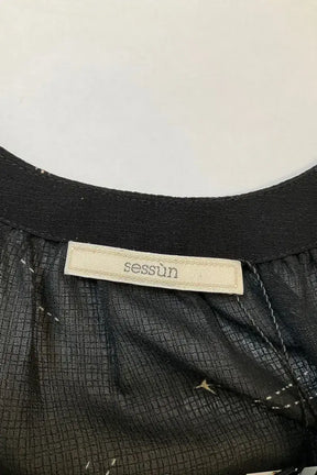 Robe Sessun Noir en Synthétique
