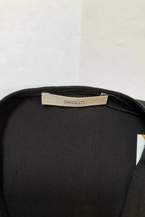 Robe Sessun Noir en Synthétique