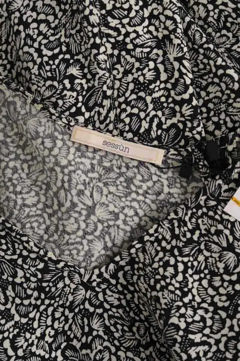 Robe Sessun Noir en Viscose