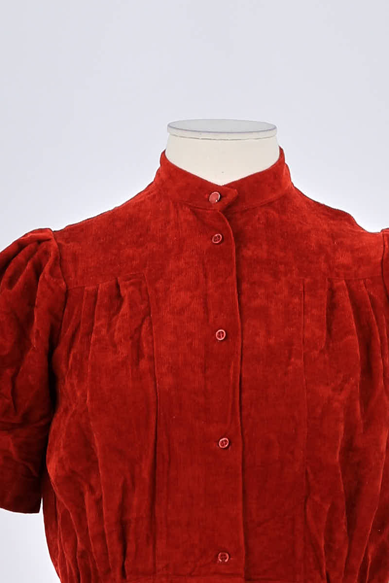 Robe Sessun Rouge en Coton
