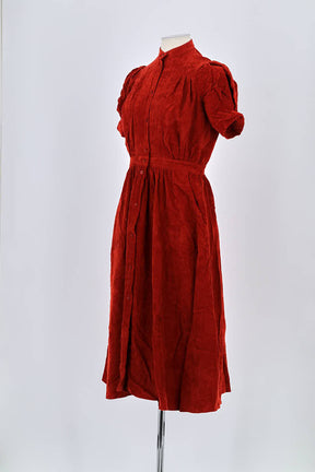 Robe Sessun Rouge en Coton