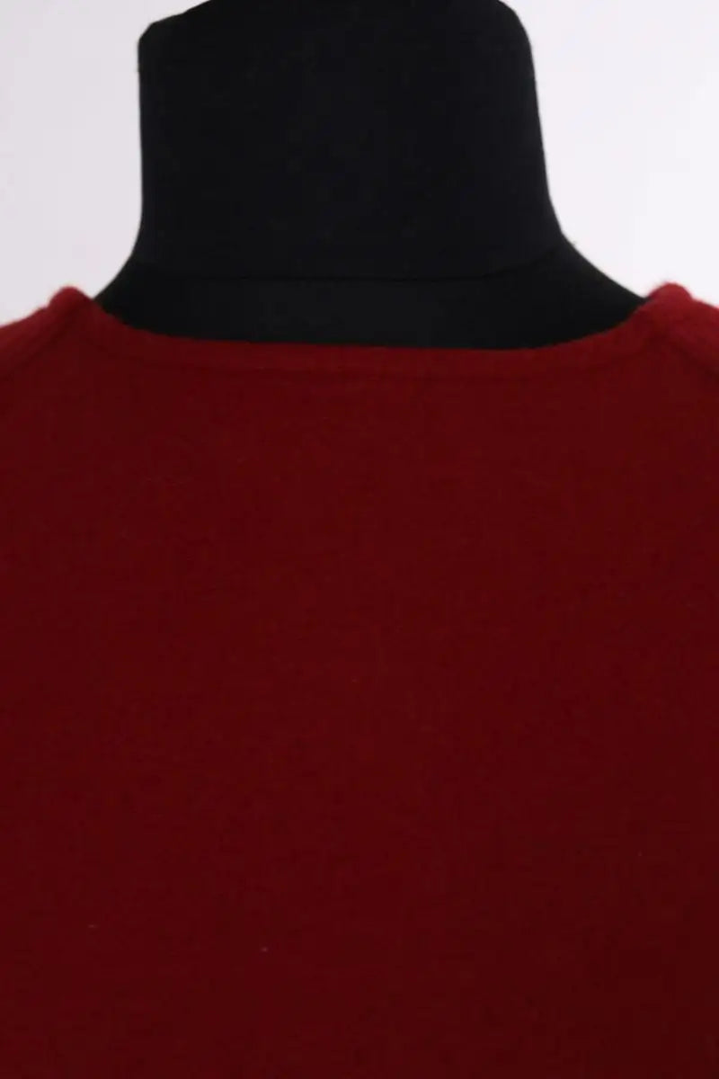 Robe Sessun Rouge en Laine