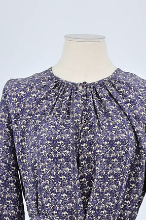 Robe Sessun Violet en Soie
