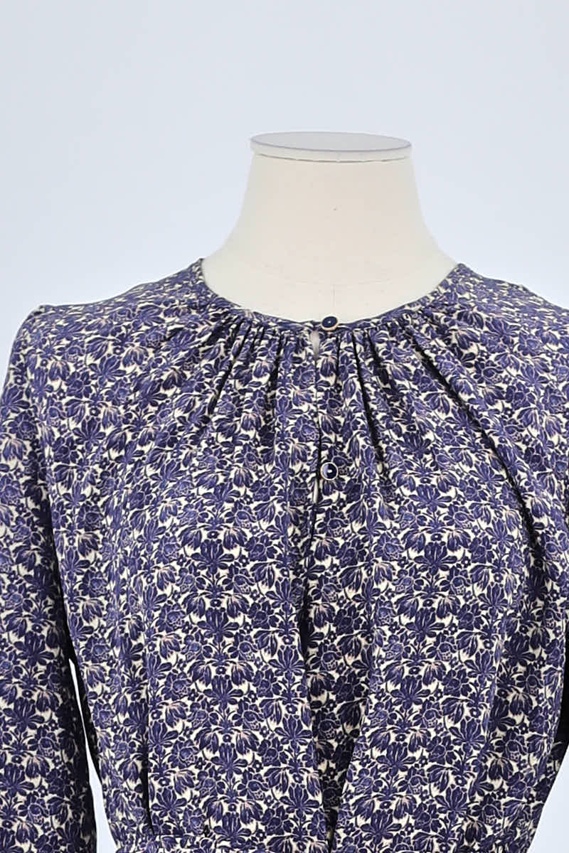 Robe Sessun Violet en Soie