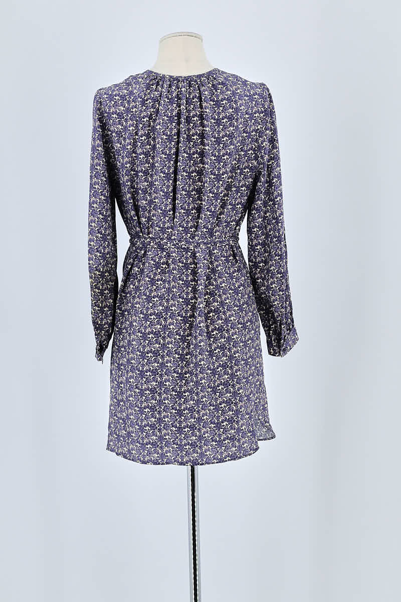 Robe Sessun Violet en Soie