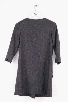 Robe Sézane Anthracite en Laine