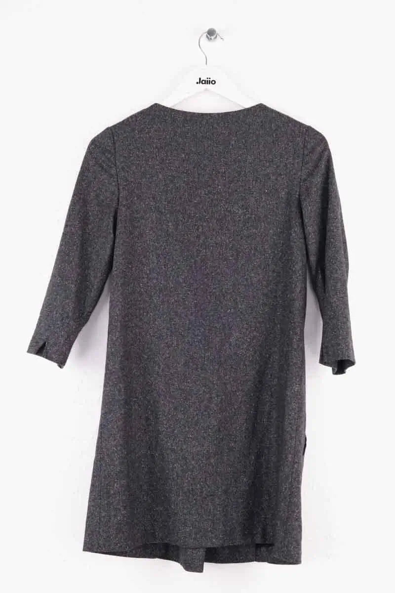 Robe Sézane Anthracite en Laine