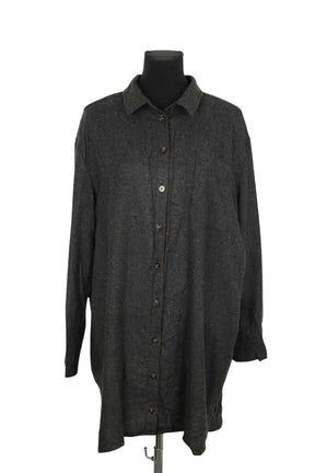 Robe Sézane Anthracite en Viscose, taille XL - Seconde Main