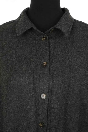 Robe Sézane Anthracite en Viscose