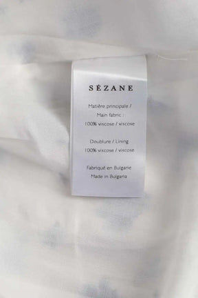 Robe Sézane Aurora Blanc en Viscose
