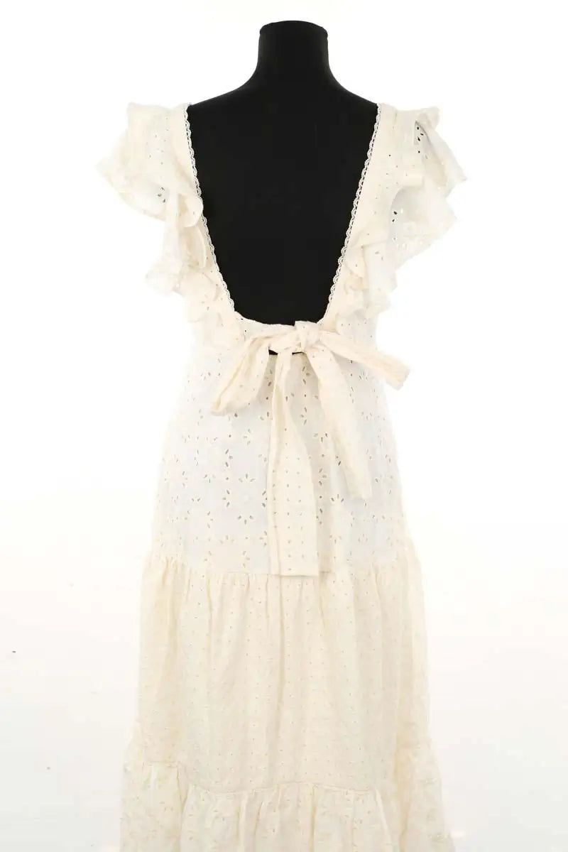 Robe Sézane Beige en Coton