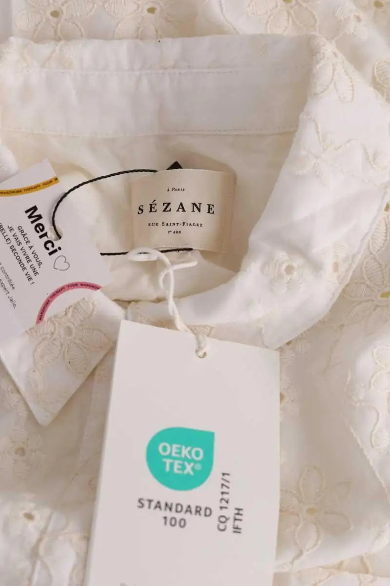 Robe Sézane Beige en Coton