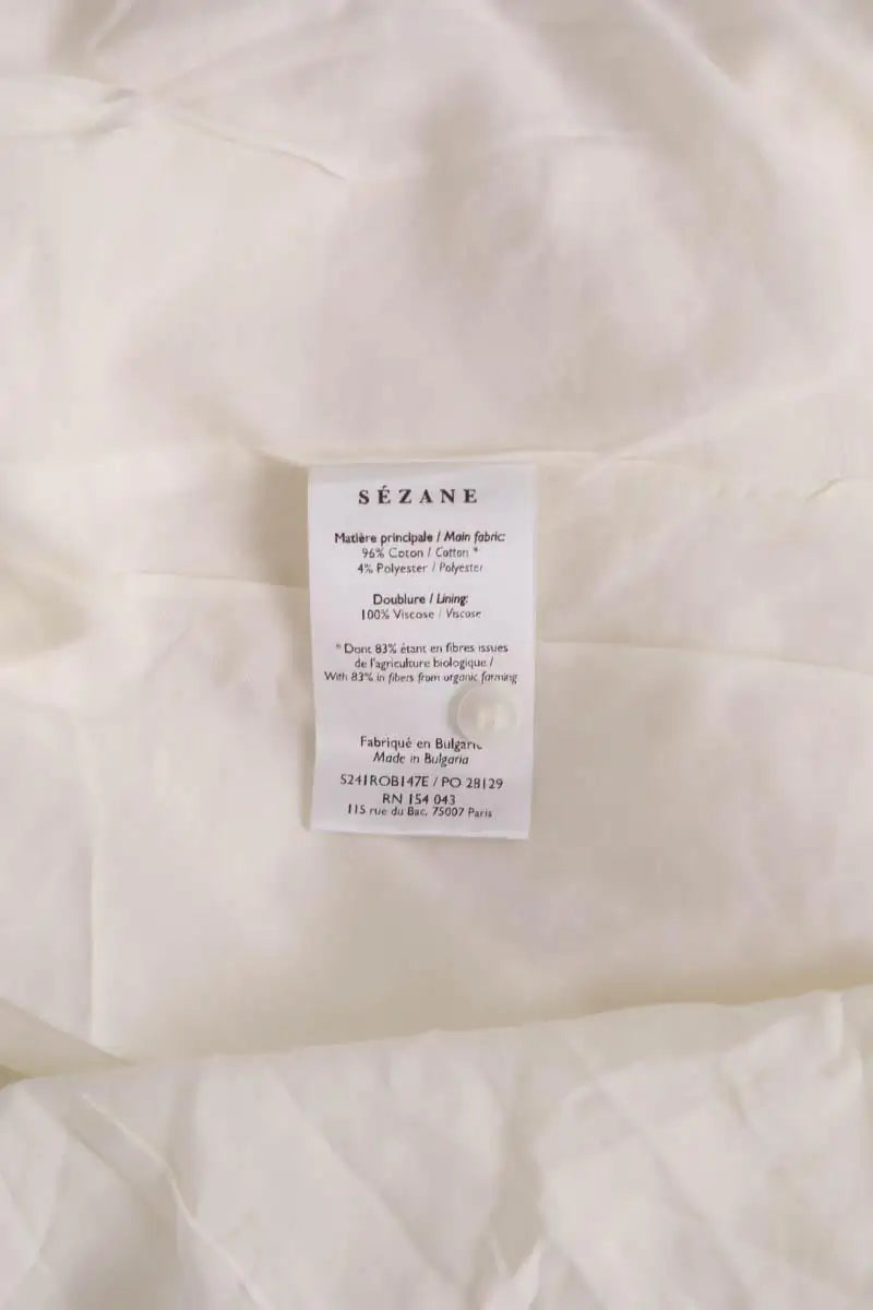 Robe Sézane Beige en Coton