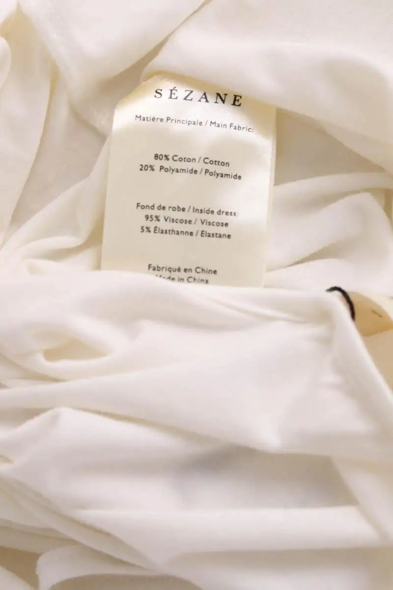Robe Sézane Beige en Coton