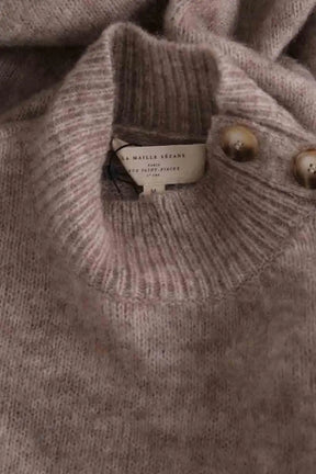 Robe Sézane Beige en Laine