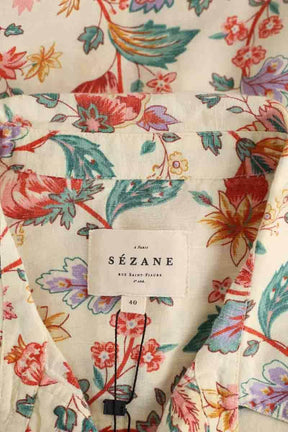 Robe Sézane Beige en Lin