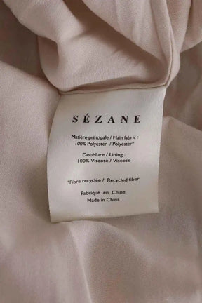 Robe Sézane Beige en Synthétique