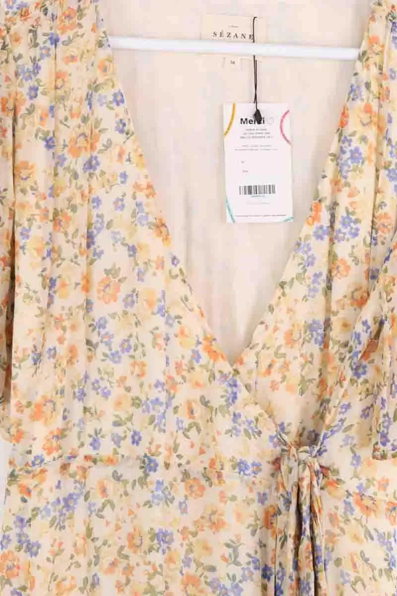 Robe Sézane Beige en Viscose