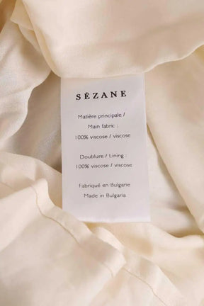 Robe Sézane Beige en Viscose