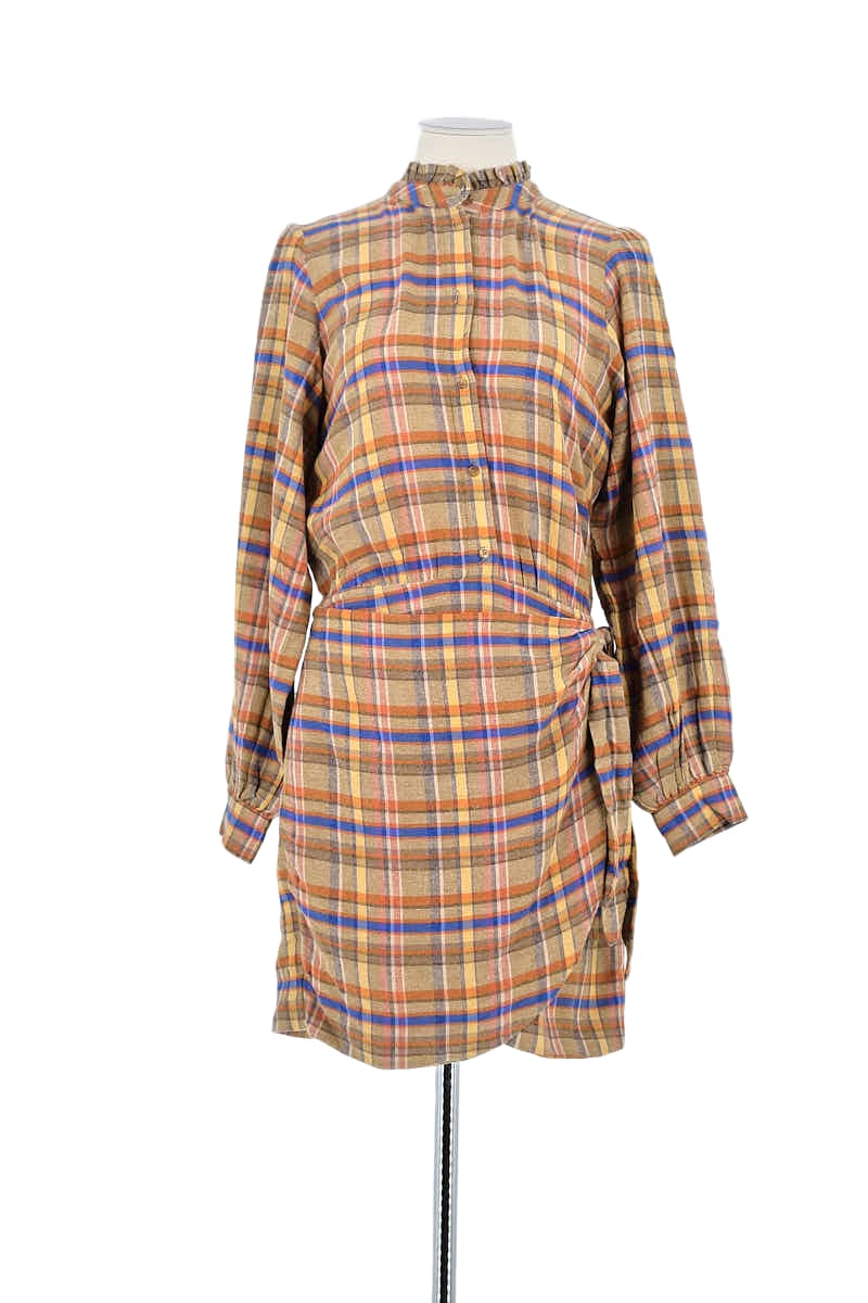 Robe Sézane Beige en Viscose, taille S - Seconde Main