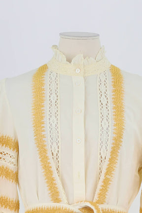 Robe Sézane Blanc en Coton
