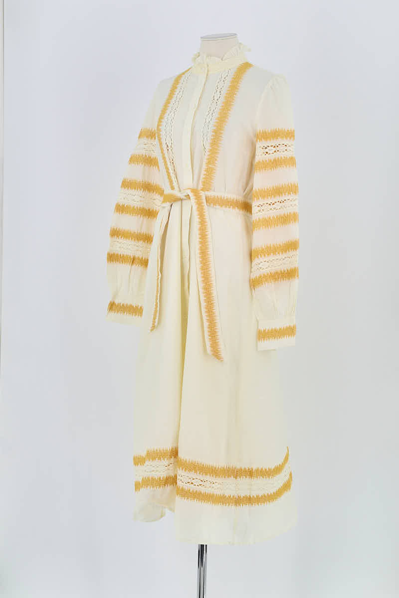 Robe Sézane Blanc en Coton