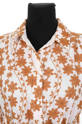 Robe Sézane Blanc en Coton