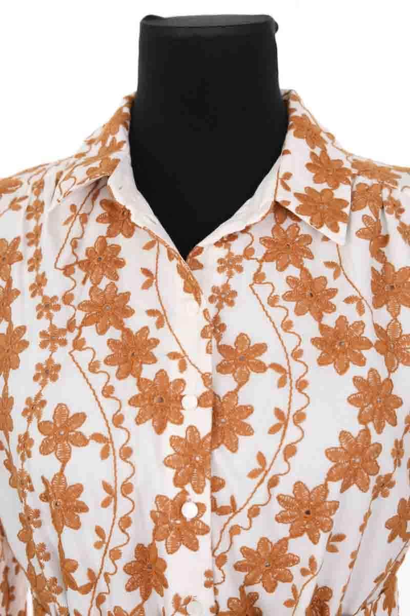 Robe Sézane Blanc en Coton