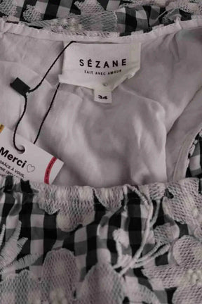 Robe Sézane Blanc en Coton