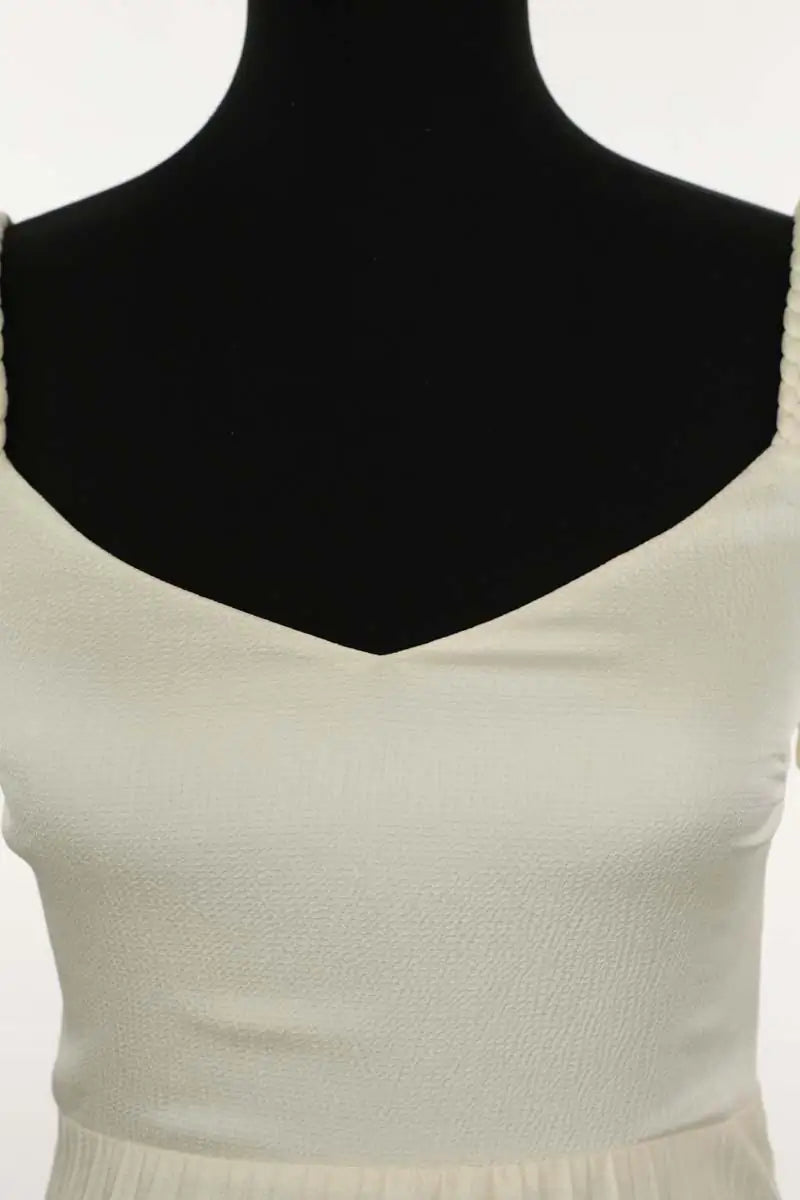Robe Sézane Blanc en Polyester