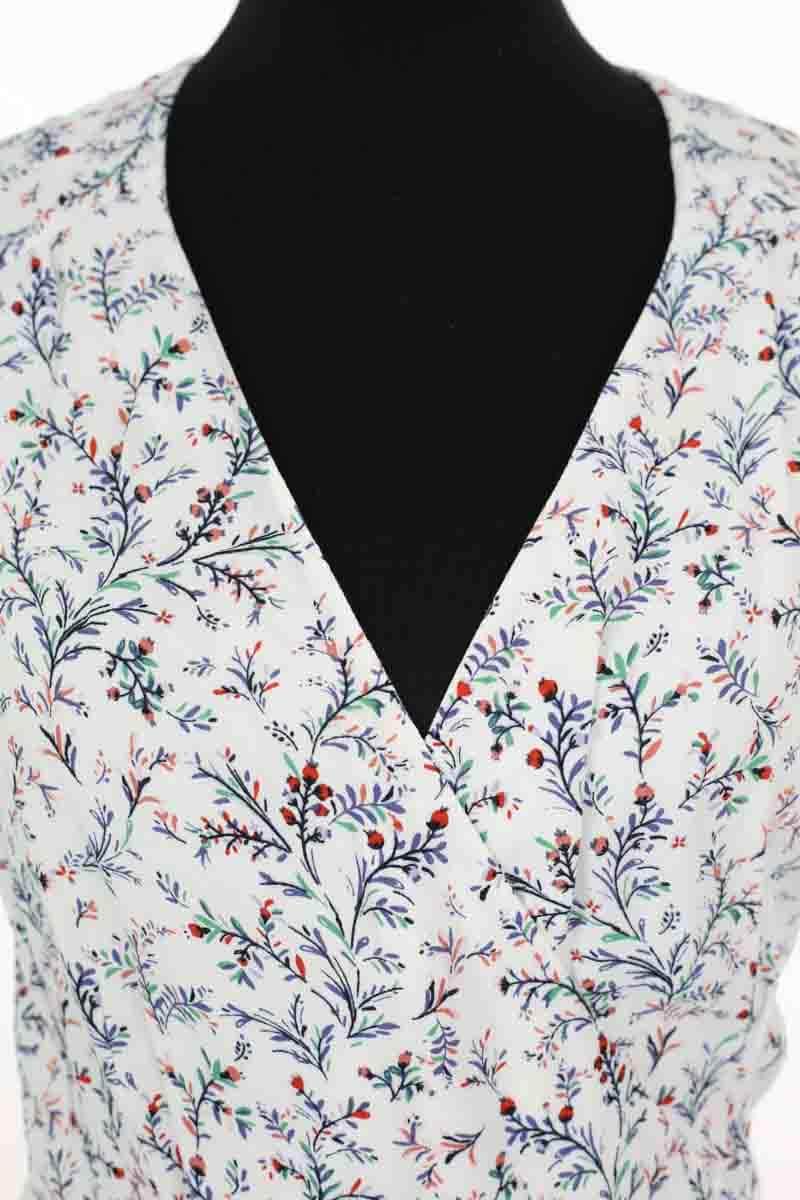 Robe Sézane Blanc en Synthétique