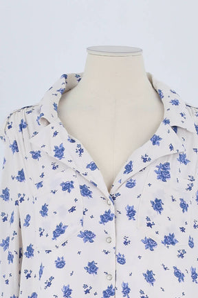 Robe Sézane Blanc en Viscose