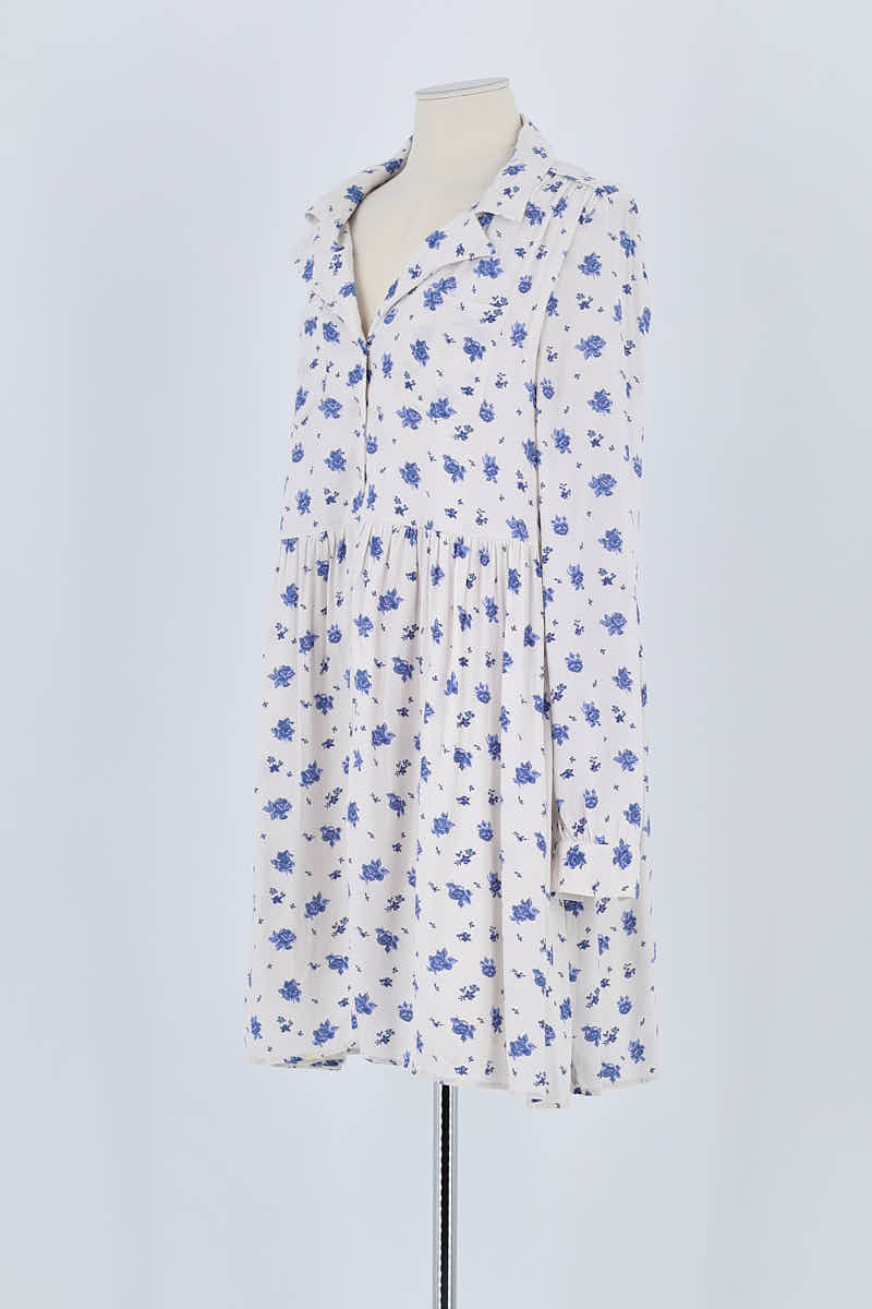 Robe Sézane Blanc en Viscose