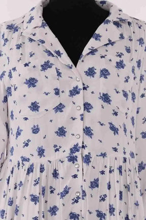 Robe Sézane Blanc en Viscose