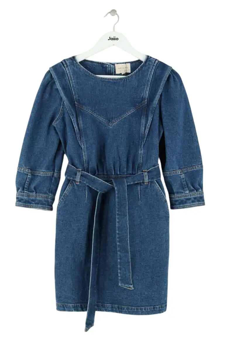 Robe Sézane Bleu en Coton, taille M - Seconde Main