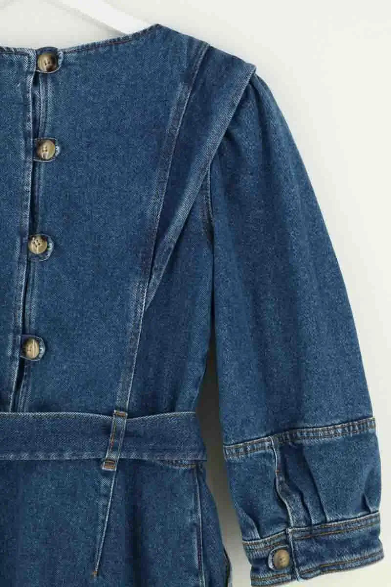 Robe Sézane Bleu en Coton