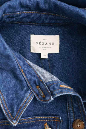 Robe Sézane Bleu en Coton
