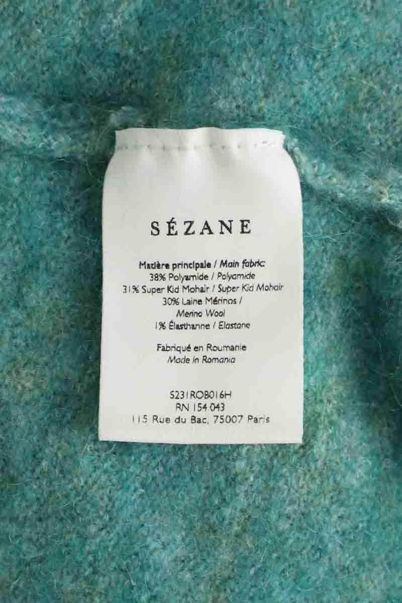 Robe Sézane Bleu en Laine