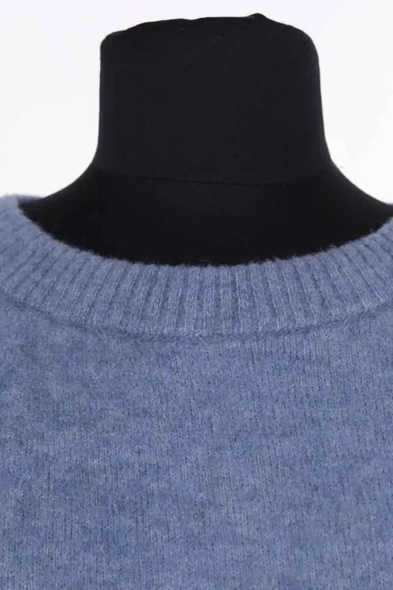 Robe Sézane Bleu en Laine