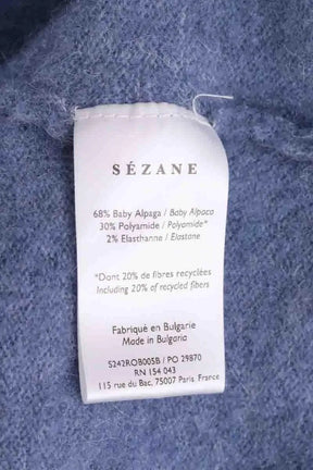 Robe Sézane Bleu en Laine